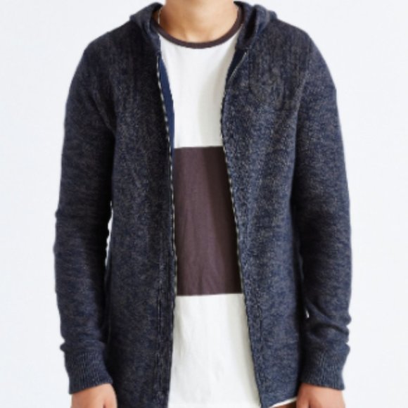 OURCASTE Smith Zip Up Hooded Sweater Hoodie Small - Picture 1 of 4